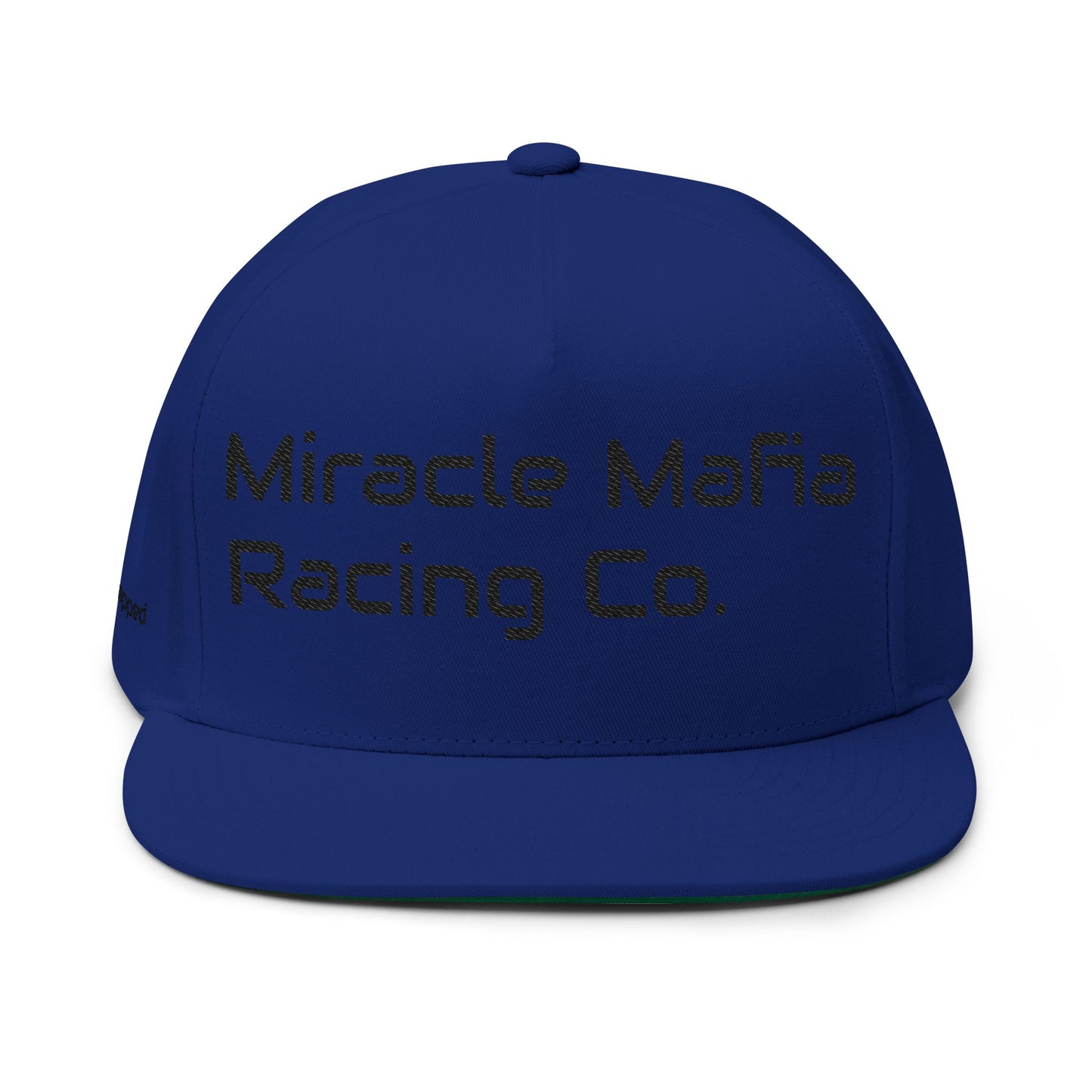 Miracle Mafia Racing Co Embroidered Flat Bill Cap