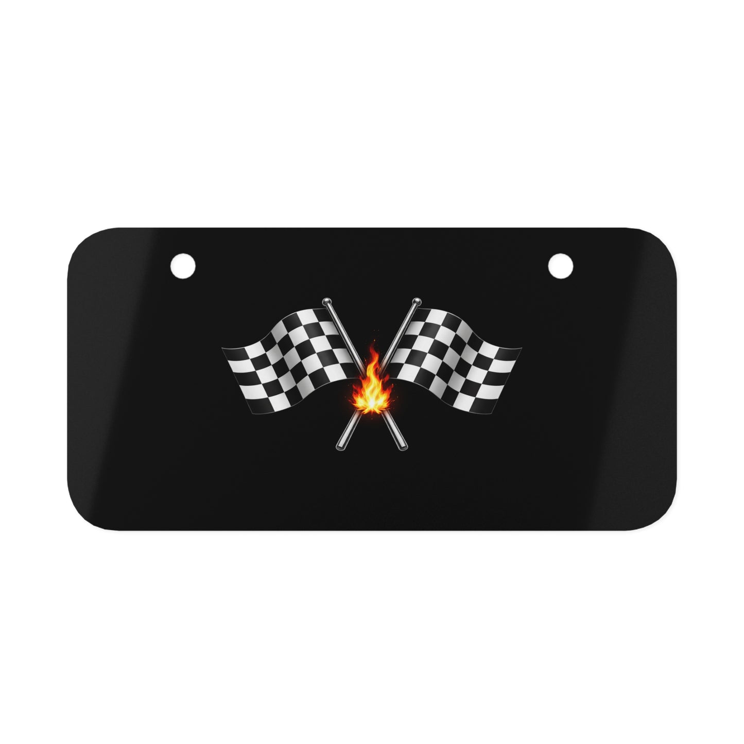 Mini License Plate — Motorcycle & Bike Prop for Photos, Videos (Not Road Legal)