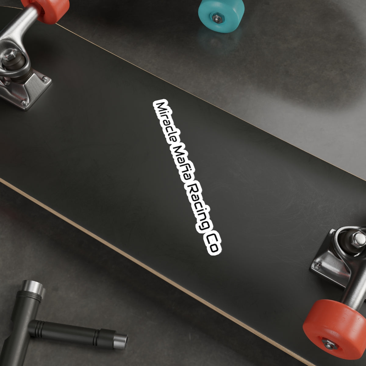 Miracle Mafia Racing Co. Die-Cut Sticker — Sleek Racing Logo Decal