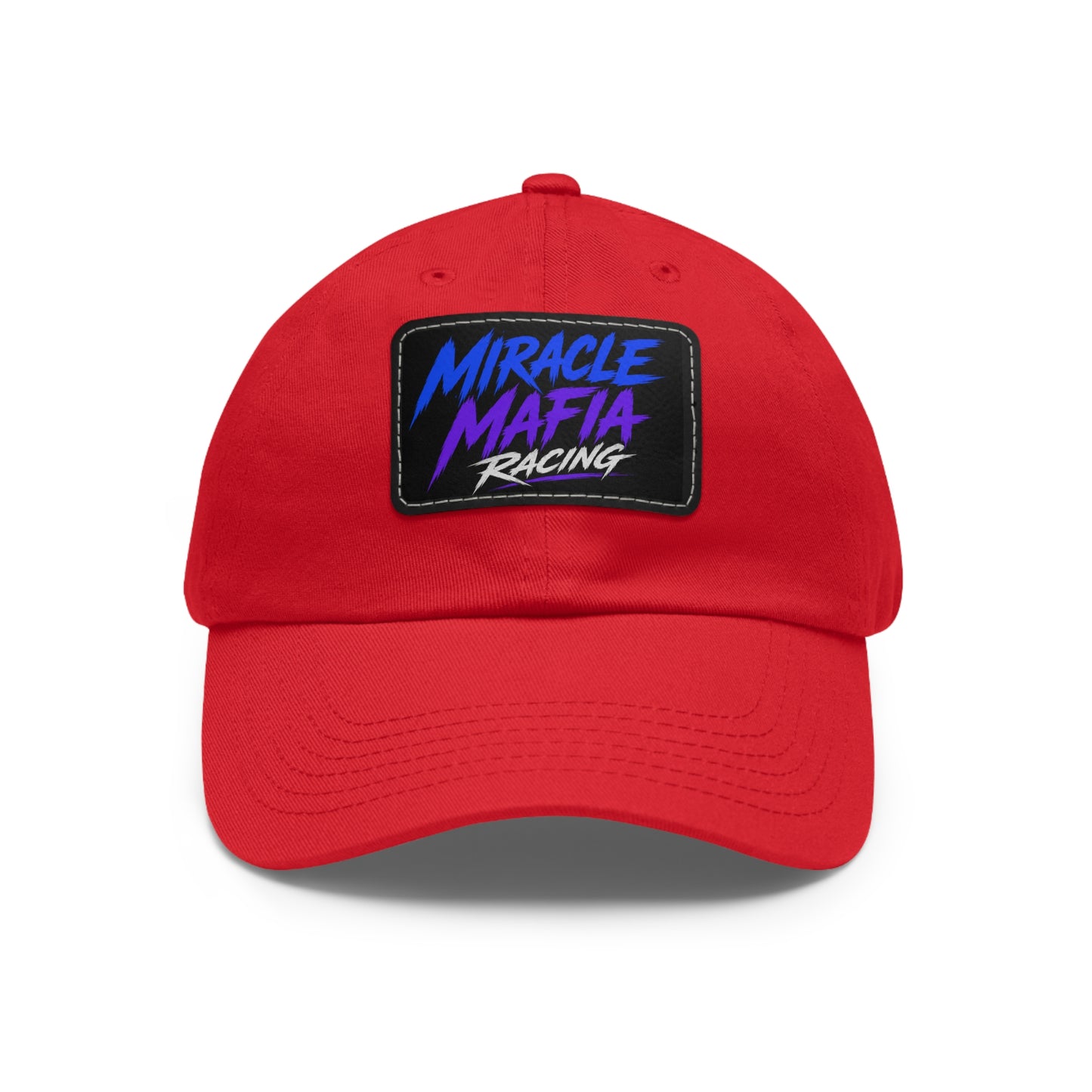 Miracle Mafia Racing Leather Patch Hat