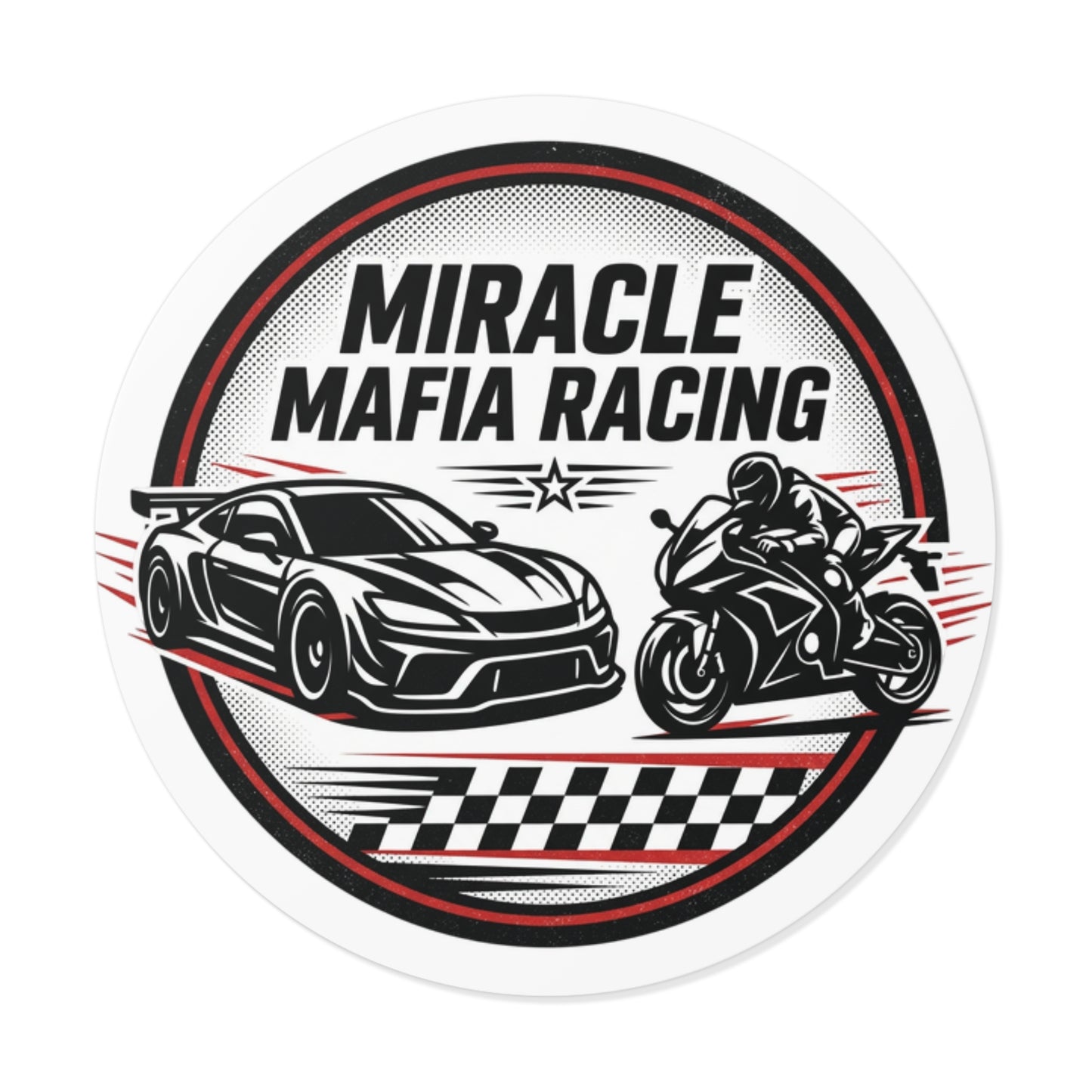 Racing Sticker — “Miracle Mafia Racing”