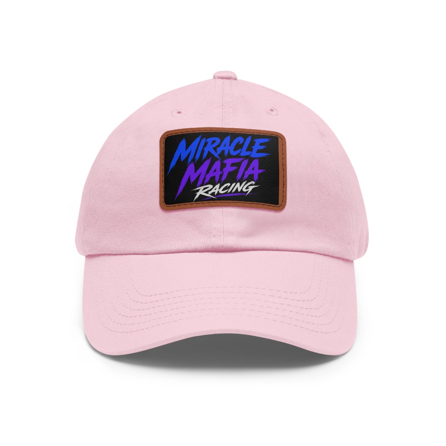 Miracle Mafia Racing Leather Patch Hat