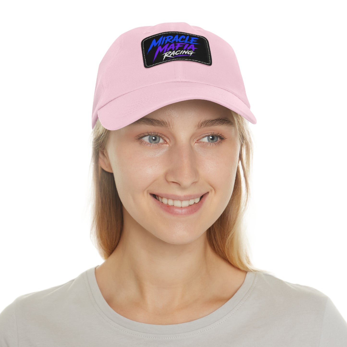 Miracle Mafia Racing Leather Patch Hat