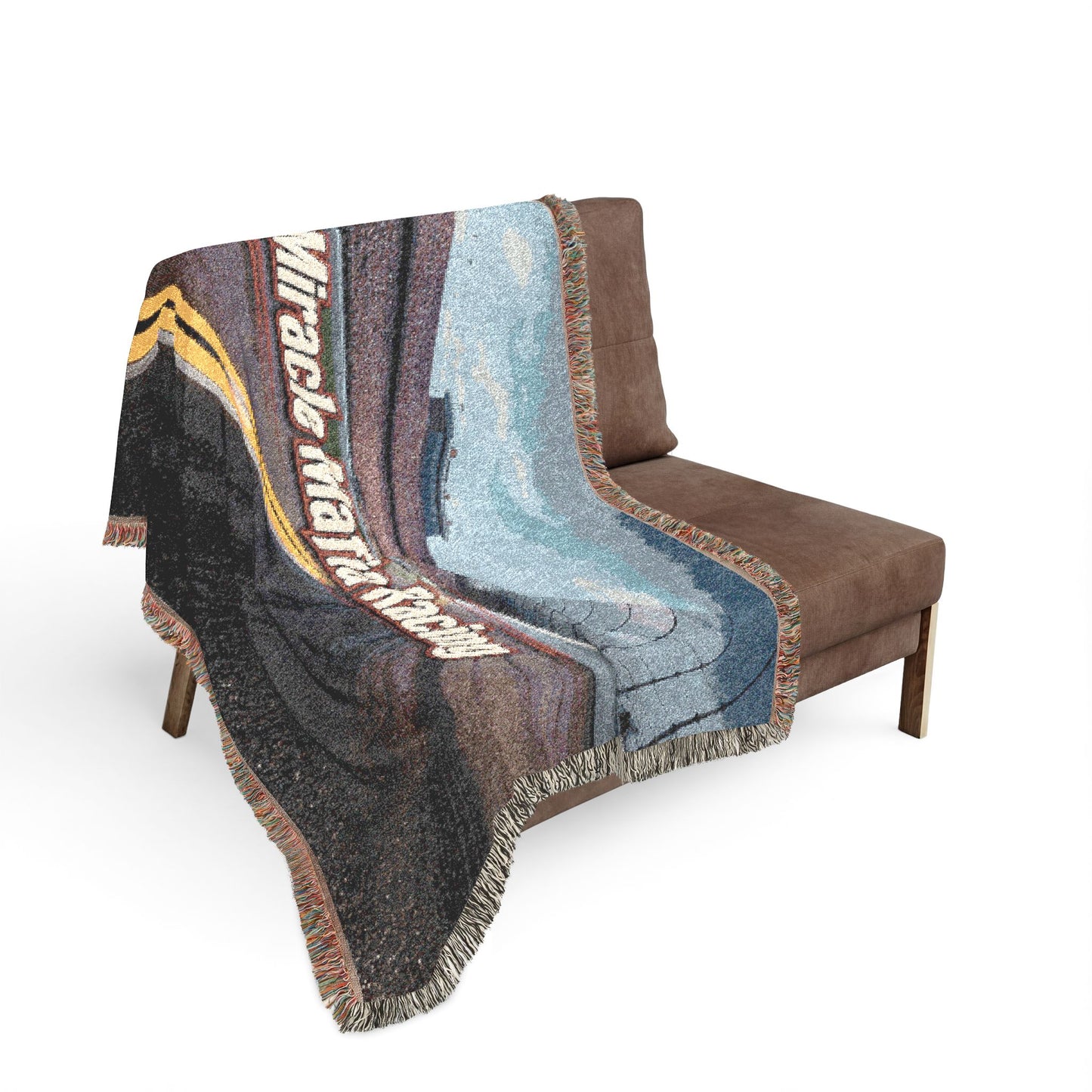 Race Track MMR Woven Blanket — "Miracle Mafia Racing" Throw
