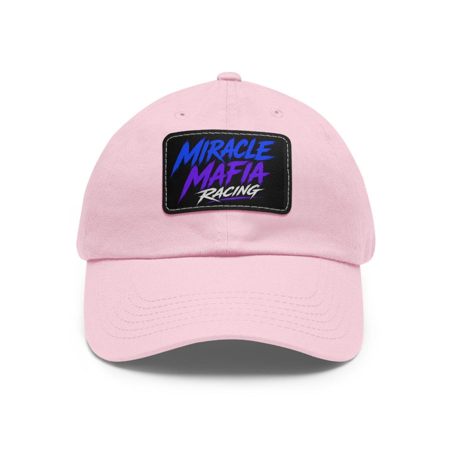 Miracle Mafia Racing Leather Patch Hat