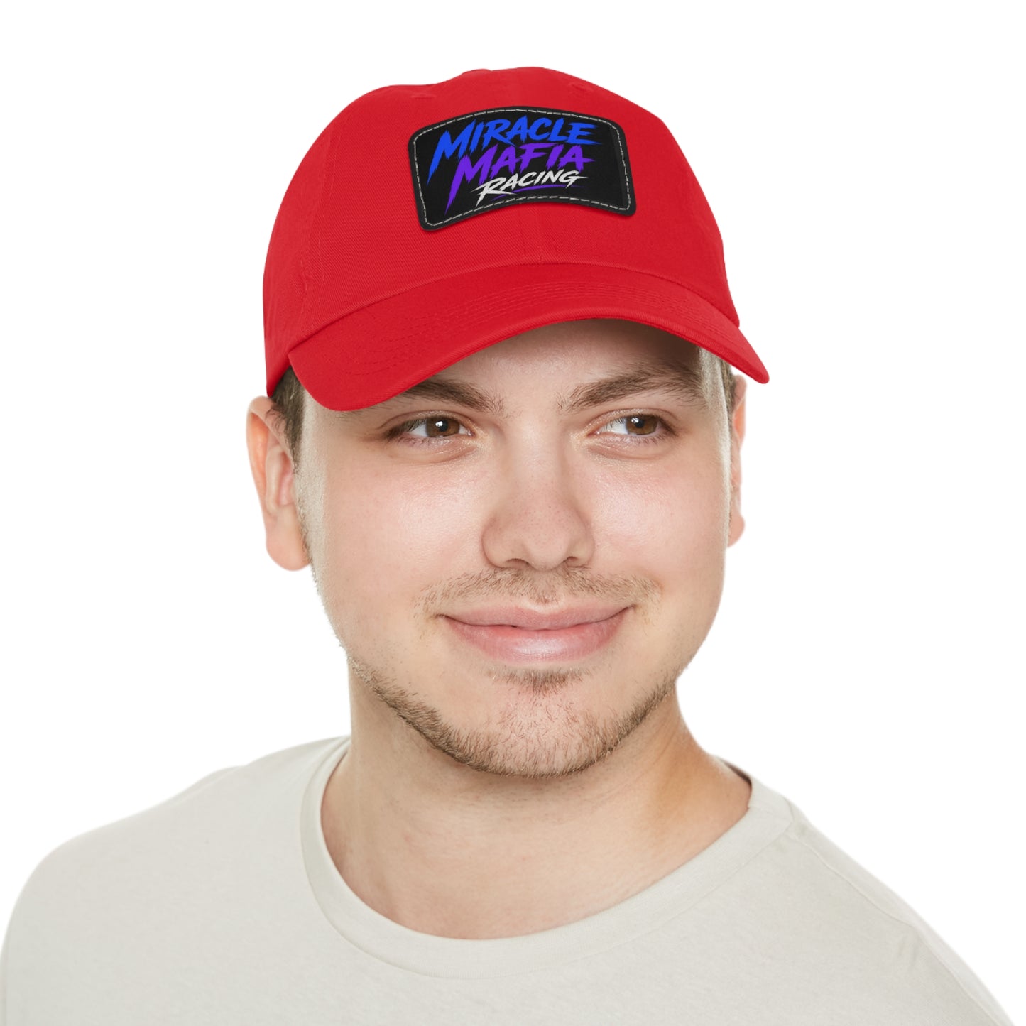 Miracle Mafia Racing Leather Patch Hat