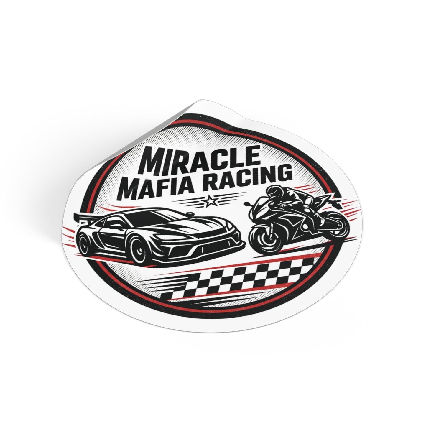 Racing Sticker — “Miracle Mafia Racing”