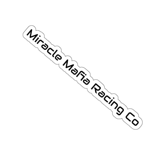 Miracle Mafia Racing Co. Die-Cut Sticker — Sleek Racing Logo Decal